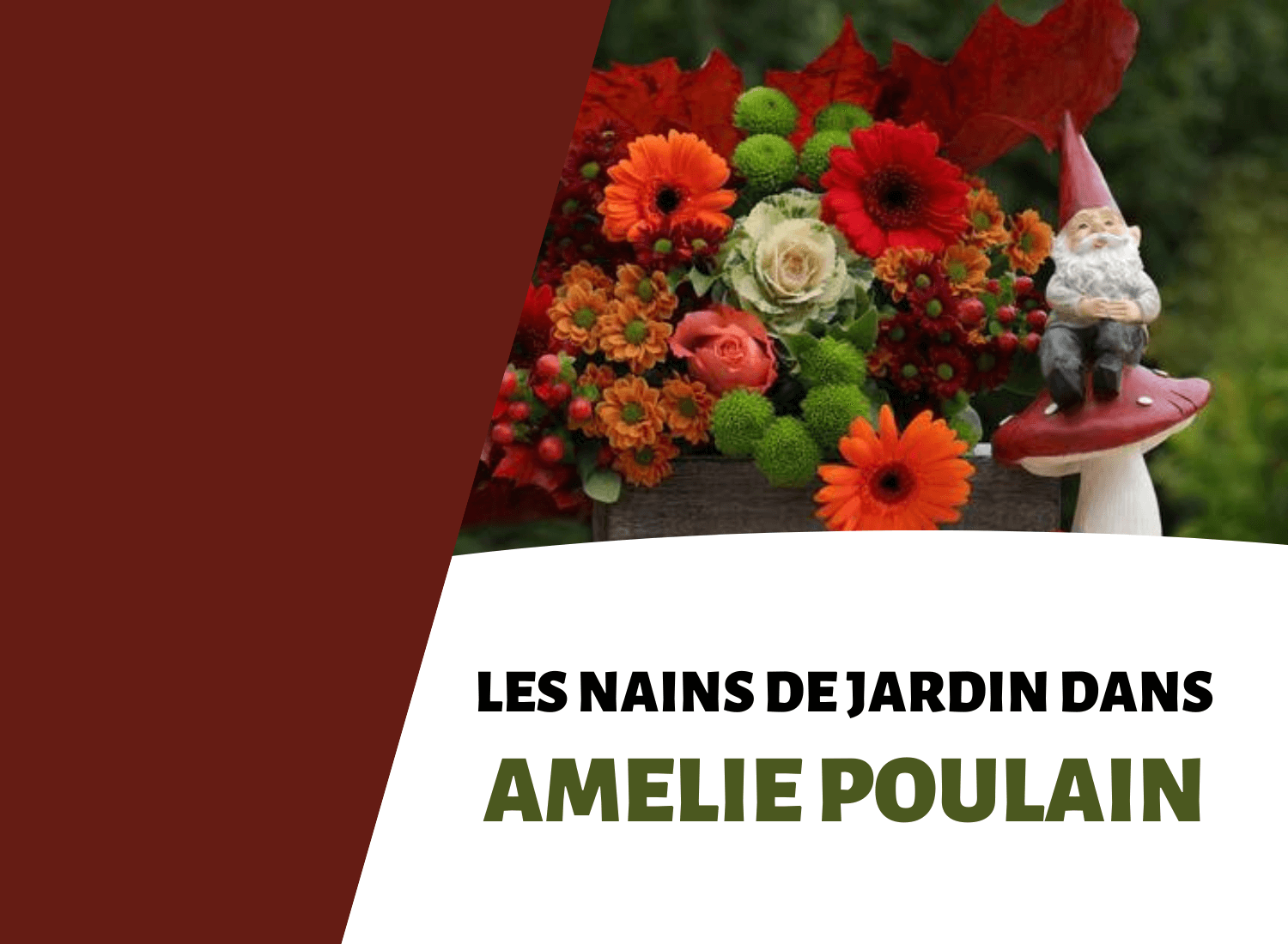 Le nain de jardin dans Le Fabuleux Destin d'Amélie Poulain